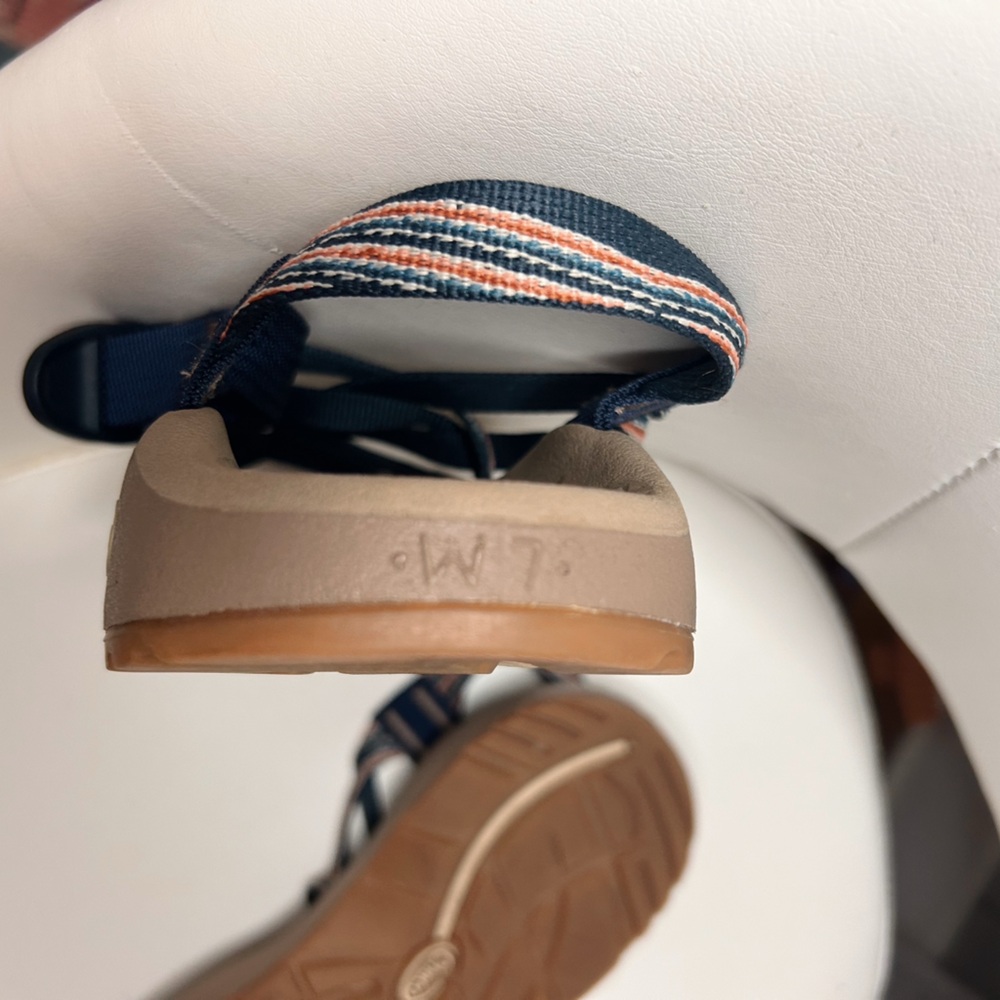 Chaco Sandals with Navy and Multicolor Straps - Picture 5 of 5